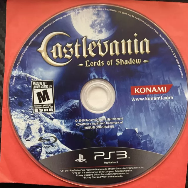 Castlevania: Lords of Shadow (Sony PlayStation 3, 2010) Disc Only