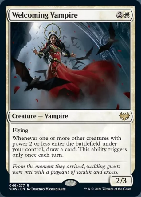 MTG Innistrad: Crimson Vow - Welcoming Vampire (Foil)