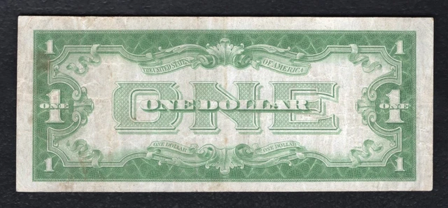 Fr. 1603 1928-C $1 One Dollar “Funnyback” Silver Certificate “I-B Block” Scarce 2