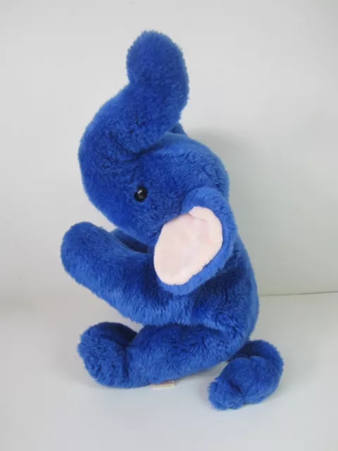 Ty Peanut königsblau Elefant Beanie Baby Buddy Freunde 16"" Plüschtier 1998