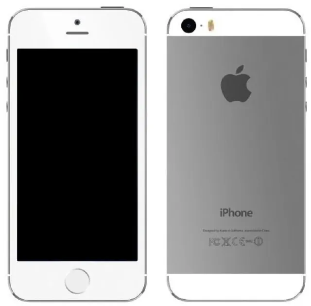 Dummy Iphone 5S Spento Bianco White Silver Telefono Finto Da Esposizione