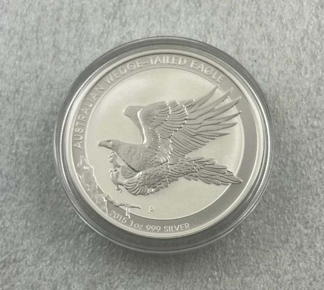2015-P Australia PCGS Gem BU Wedge Tailed Eagle $1 Silver