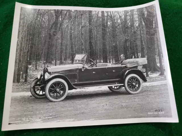 1919 Hudson Touring Factory 8X10 Photo