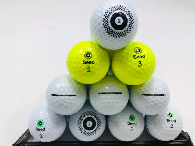 50 Seed Golf Balls In Mint/A Grade Condition