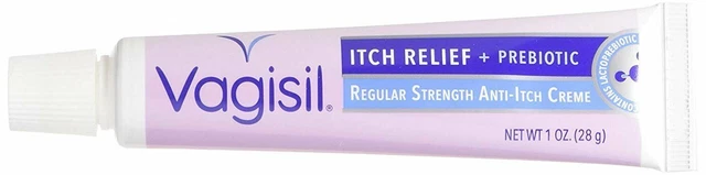 Vagisil crema antipicazón fuerza regular calmante para la piel fórmula 1 oz paquete de 2