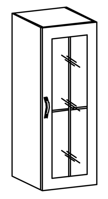 Vitrinenschrank Klassische Schränke Küchenzeilen Freistehender Hänge Schrank