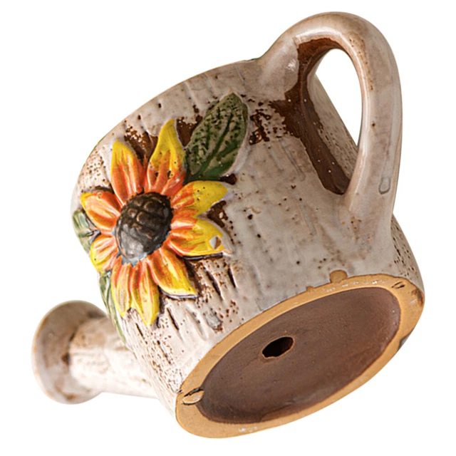 Pot de jardinière en forme de bouilloire, Pot de fleur de table, Pot de fleur