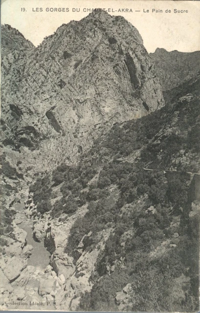 CPA  Algérie Les gorges du Chabet El Akra le pain de sucre