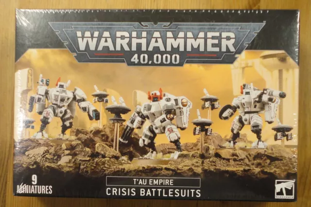 Warhammer 40K 40,000 T'Au Crisis Battlesuits Miniatures GAW56-07 Tau