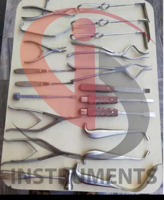 Maxilofacial Surgery Surgical Instruments Set Of 20 Pcs