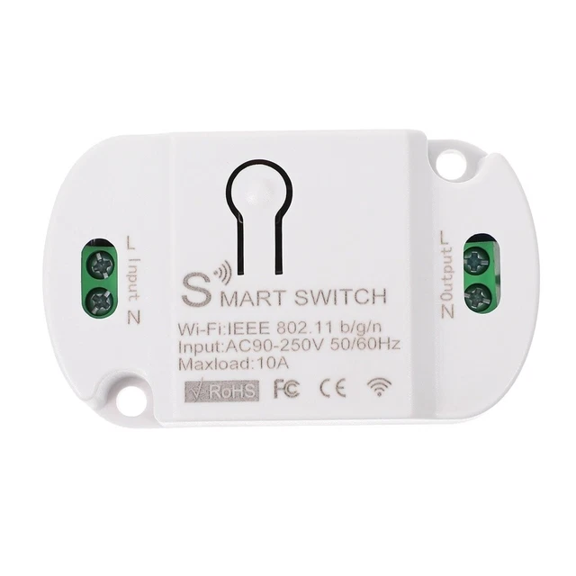 Interrupteur Intelligent RF 433 MHz, Mini Télécommande Sans Fil à Monter Soi-même, 1/2/3 Interrupteurs Muraux, Relais 16 A, Module D'automatisation Et Récepteur