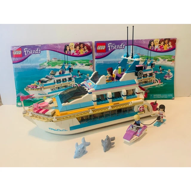 Lego Friends Dolphin Cruiser (41015) w/ Instructions, Almost Complete