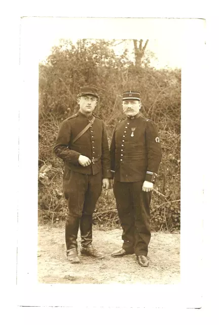 Deux Cartes Postales Photos Militaires l'époque 1914-18 Première Guerre mondiale