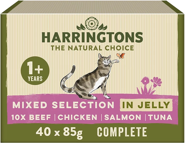 Mixed Selection in Jelly Wet Adult Cat Food Bumper Pack 40 X 85G