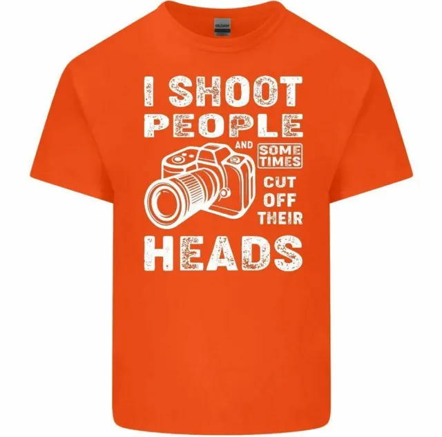 T-shirt fotocamera Photography I Shoot People da uomo divertente fotografo obiettivo scherzo top 11