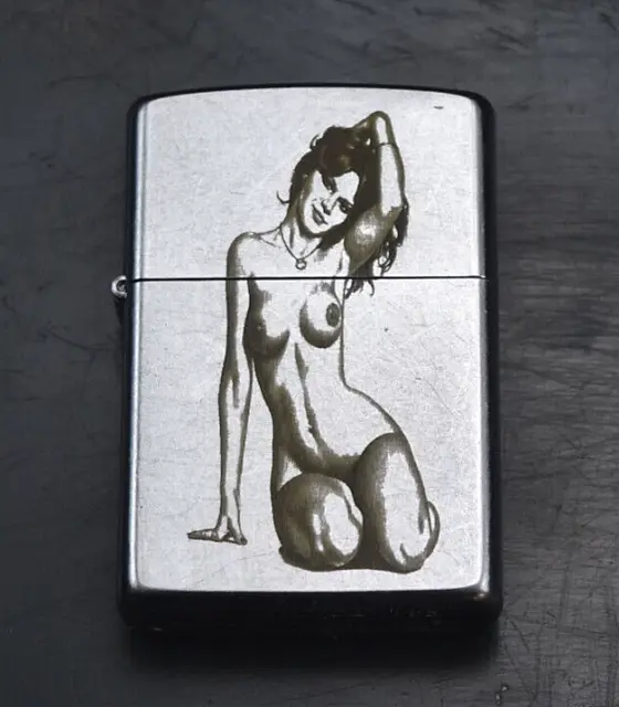 Laser Engraved PLAYBOY PINUP Zippo Windproof Camping Lighter 207 BP USA Made D