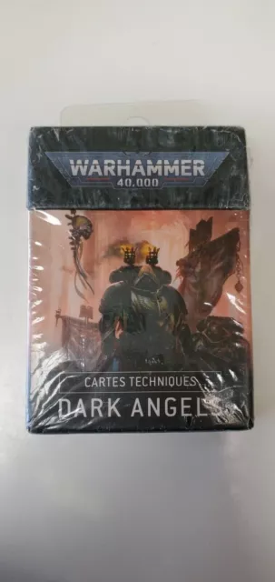 Warhammer 40K Cartes Tehniques / Technical Cards  Dark Angels - Französisch (UR)