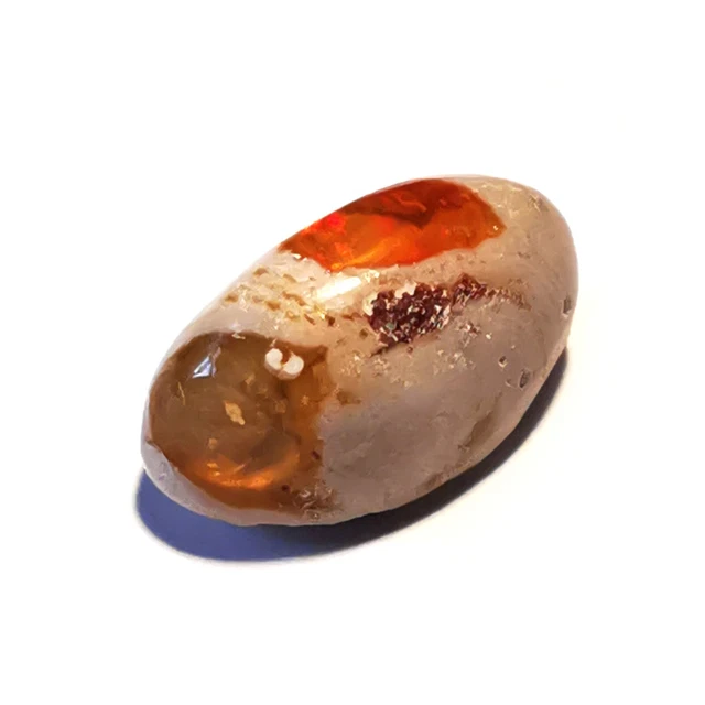 Opale De Feu Mexicaine Orange - 100+ Carats - Taillée En Coussin - Créée En Laboratoire