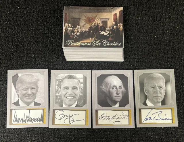 2020 Aceo United States Presidential Set now with Donald Trump &Joe Biden Update