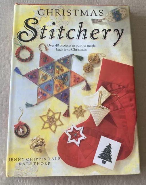 Christmas Stitchery - Needlework Instructions Patterns Templates Over 40 Designs