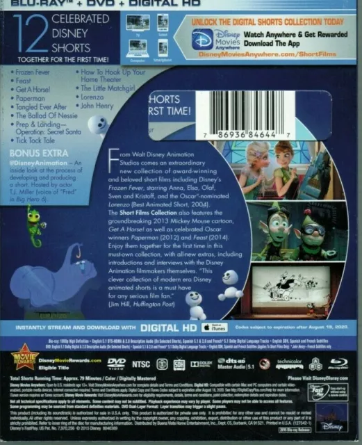 Walt Disney: Pocahontas, Disney Princess (DVD) Short Films (Blu-ray & DVD, no di 5