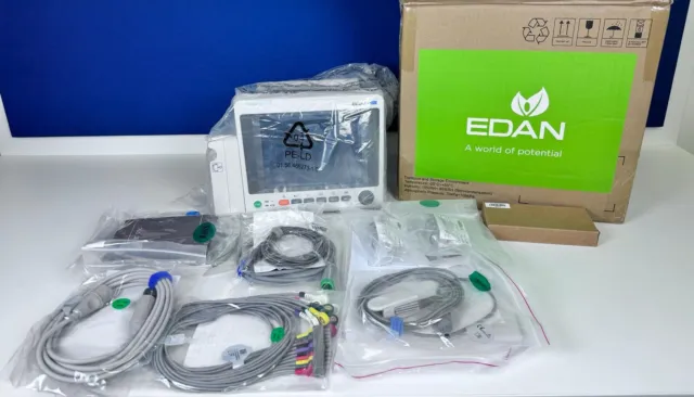 Like new never used Edan iM50 Patient Monitor 12 Lead ECG CO2
