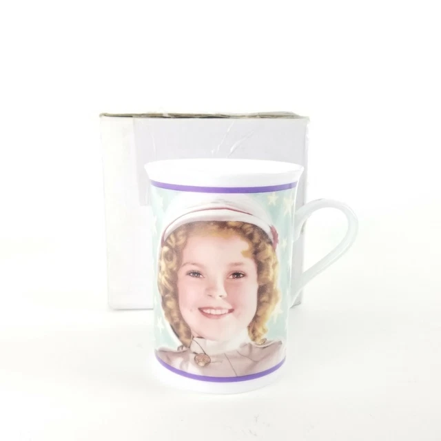 The Danbury Mint Shirley Temple Wee Willie Winkie 1937 Collectors Mug Porcelain