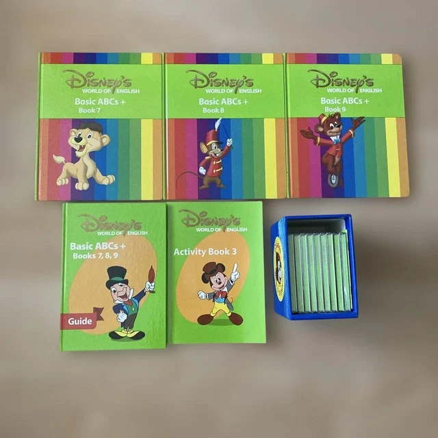 Disney's World of English セット Basic ABCs Disneys World of English #11 Basic ABC's DVD CD Course Books