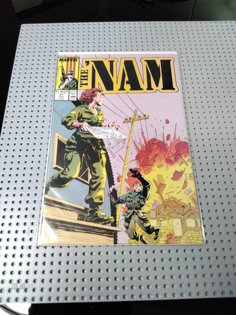 ** THE NAM # 21 ** Copper Age Marvel Comics 1988 Vietnam War DOUG MURRAY