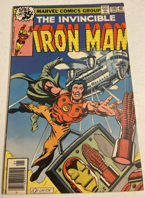 The Invincible Iron Man #118 First Appearance Of James “Rhodey” Rhodes