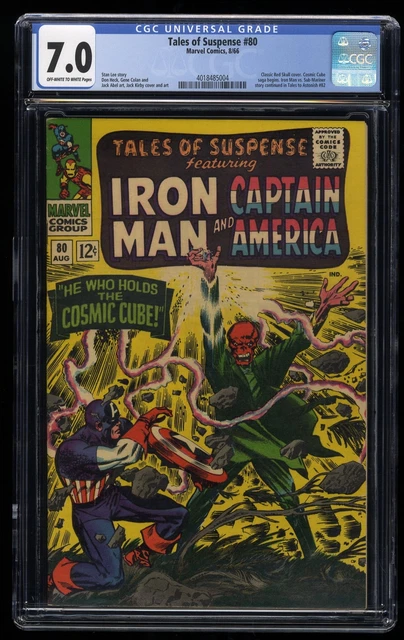 Tales Of Suspense #80 CGC FN/VF 7.0 Red Skull Iron Man Captain America!