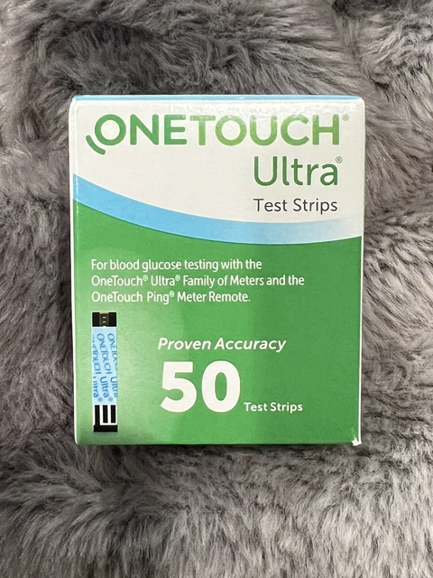 Tiras reactivas One Touch Ultra 50 unidades vencimiento: 31/07/2024 nuevas y selladas ENVÍO GRATUITO