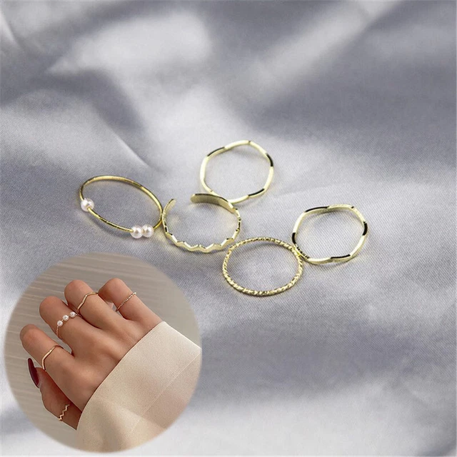 For Women Pearl Index Finger 1pcs/set Shape Geometric Simple Version