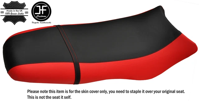 Black & Red Custom Fits Sea Doo Gsx Gs Rfi 96-04 Vinyl Seat Cover + Strap