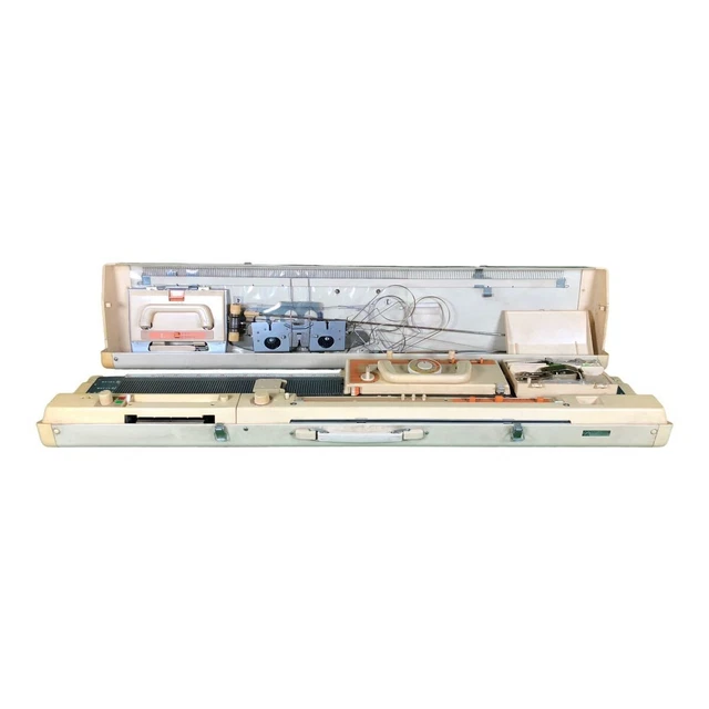 Máquina de tejer japonesa Brother Palie KH-871 USADA vintage sin probar