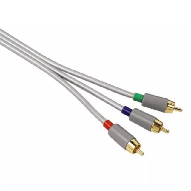 Hama YUV RGB Component-Kabel Gold 3x Cinch-Stecker Komponenten-Kabel Koax HD TV