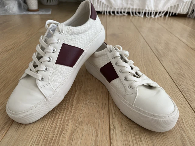 White kurt geiger trainers mens hot sale