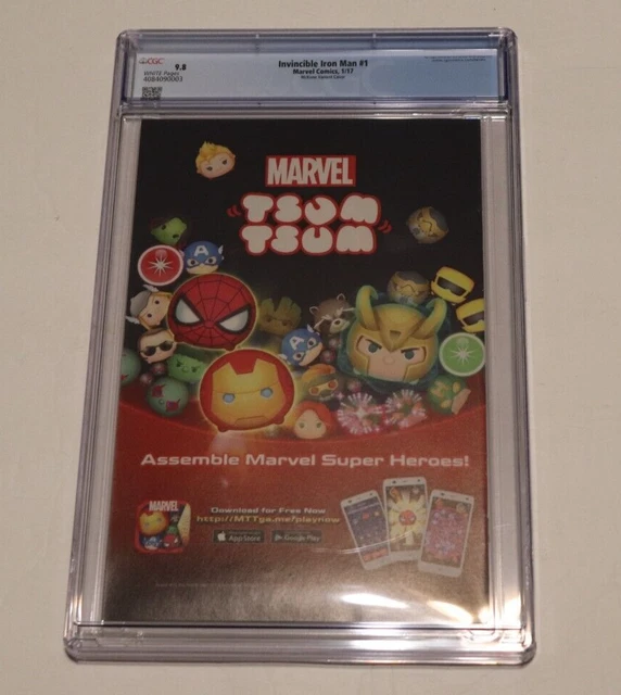 Invincible Iron Man #1 CGC 9.8 Steam Variant 1:10 McKone 1st Riri Williams Solo 4
