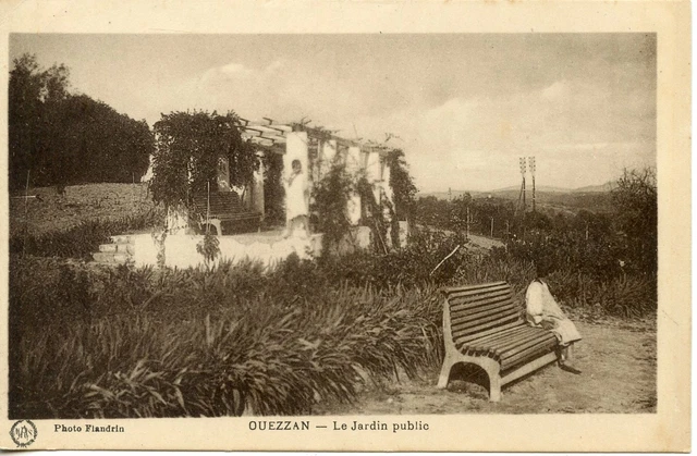 Carte Postale // Maroc // Ouezzan Le Jardin Public