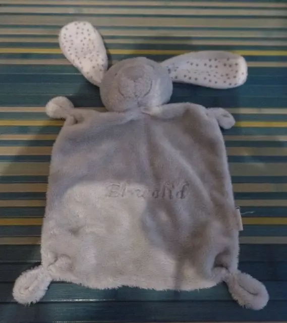 S25 / doudou plat lapin gris étoiles VERT BAUDET
