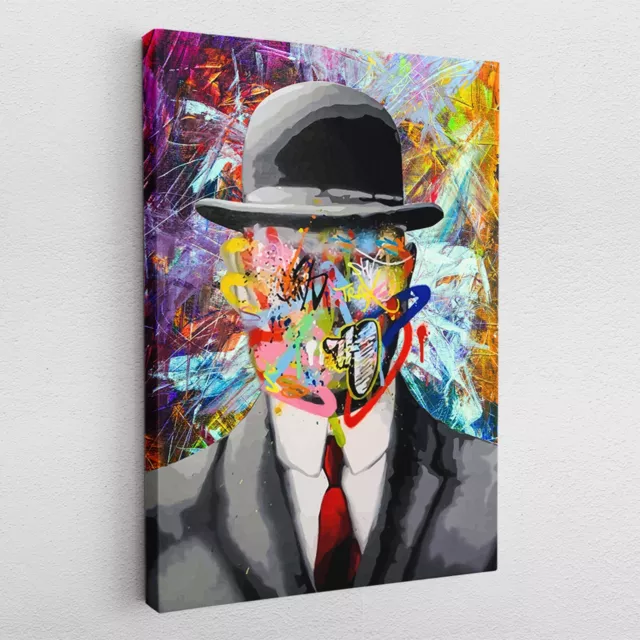 Lienzo Póster Vidrio Acrílico Pop-Art Street Art Graffiti Traje Melón