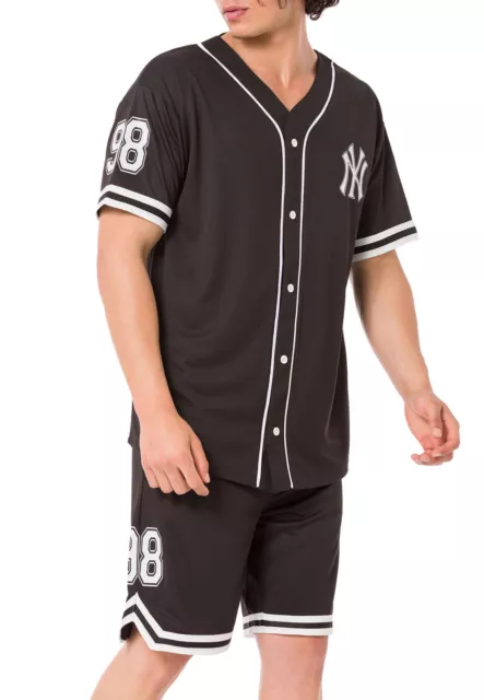 Redbridge Homme Lot de Baseball Maillot Et Pantalon Survêtement Sport Sweat