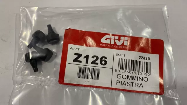  GIVI RICAMBIO 4 GOMMINI ART Z126 per PIASTRA GIVI MONORACK / WINGRACK/MONOKEY