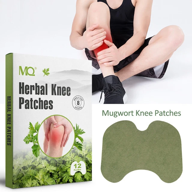 12pcs Knee Patch Natural Wormwood Pain Relief Stickers for Men Women Health Care 4