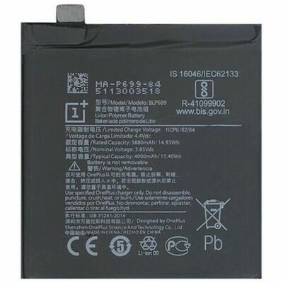 3T ONEPLUS NEW BATTERIA RICAMBIO ORIGINALE PILA LITIO BLP633 3400mAh PER ONEPLUS 3T 