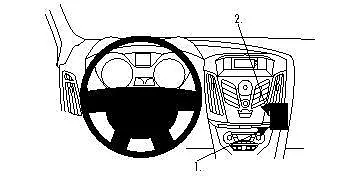 854620 - Fixation Brodit Proclip - Ford - Focus - 2012 - 2014