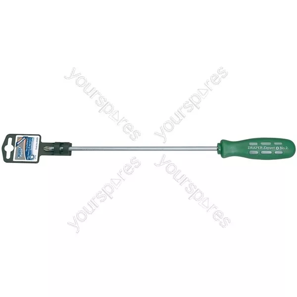 Draper Expert Long Reach Mechanic's/Engineers PZ Type Screwdriver, No.2 x 250mm