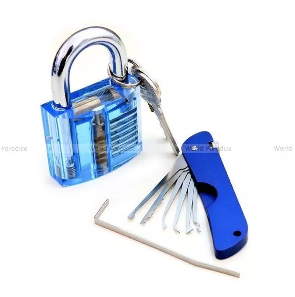 lockpicking lock pick set tools unlocking padlock jackknife practice lockpick