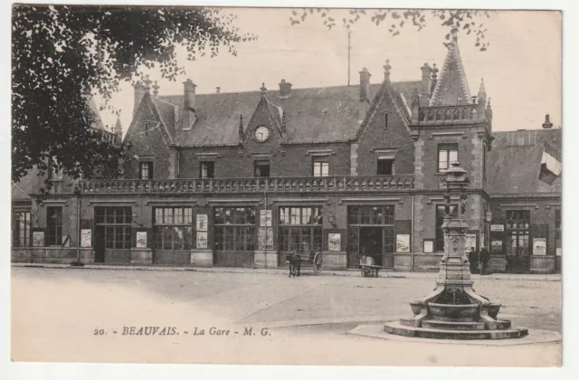 BEAUVAIS - Oise - CPA 60 - la Gare