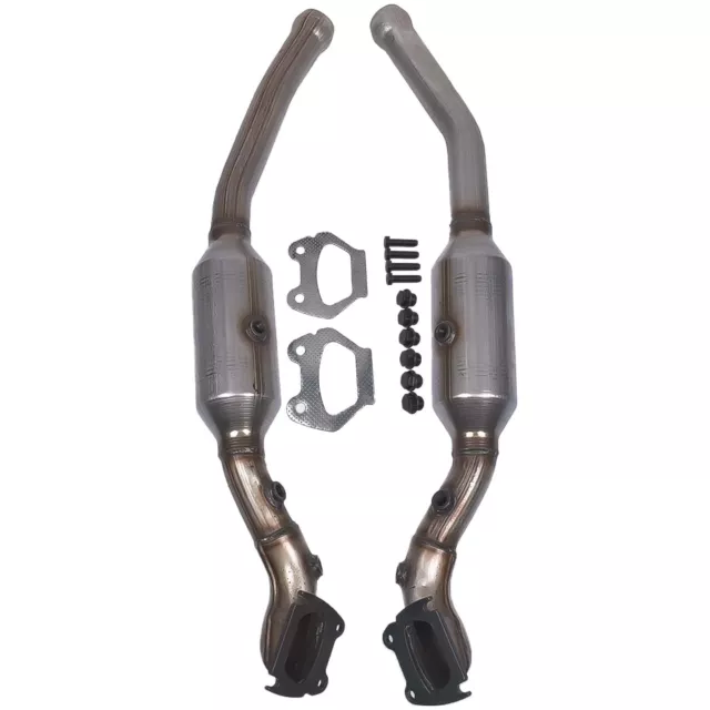 2pcs Left Right Catalytic Converter For 2011-2012 Jeep Grand Cherokee 3.6L DOHC